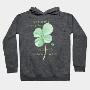 Nature's Lucky Charm Clover Enchantment Hoodie